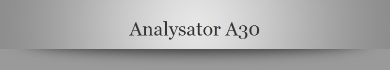 Analysator A30
